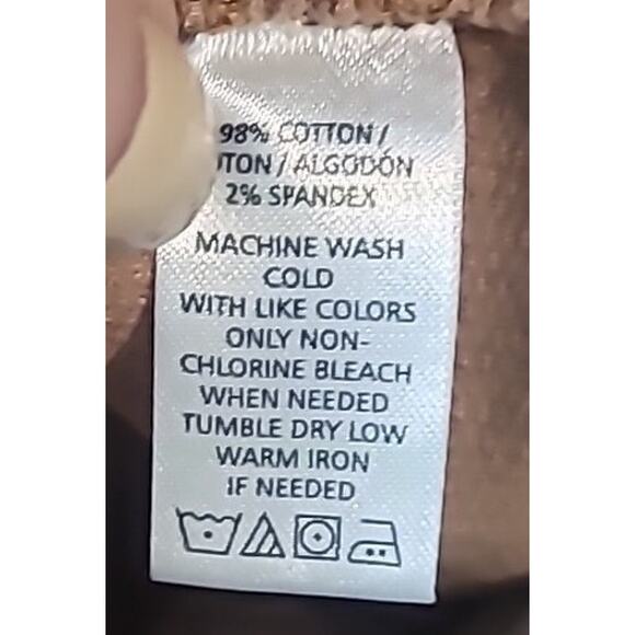 LOFT Brown Corduroy Mini Skirt Women’s 2 Timeless Luxe Cottagecore Western - Picture 6 of 6